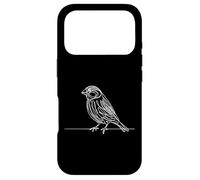 Carcasa para iPhone 17 Pro Pinzon Domestico Line Art Ornitologia