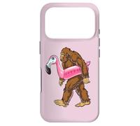 Carcasa para iPhone 17 Pro Piscina Fiesta Bigfoot Flamingo Men Women Sasquatch Pink Float