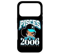 Carcasa para iPhone 17 Pro Piscis 2006 Reina Rasgos del Zodiaco Afro Diva Cumpleaños