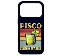 Carcasa para iPhone 17 Pro Pisco Soothes My Soul Funny Retro Perú & Chile Alcohol