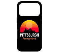 Carcasa para iPhone 17 Pro Pittsburgh Pennsylvania State USA Vintage Sunset City