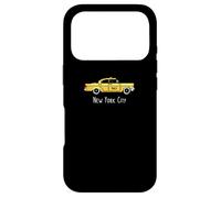 Carcasa para iPhone 17 Pro Pixel Amarillo de 8 bits de Taxi de Cuadros de la Ciudad de Nueva York