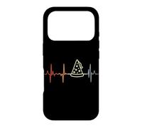Carcasa para iPhone 17 Pro Pizza Heartbeat Retro