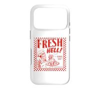 Carcasa para iPhone 17 Pro Pizza Satan Fresh Hell Satan Occult Satanic Lucifer