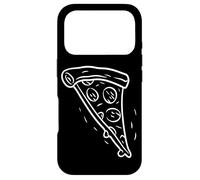 Carcasa para iPhone 17 Pro Pizza Slice One Line Dibujo Comida Italiana