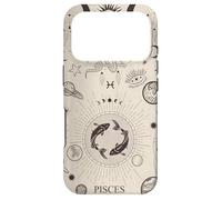 Carcasa para iPhone 17 Pro Planetas astrológicos Signo Zodiacal Celestial Estético Piscis