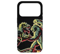 Carcasa para iPhone 17 Pro Plantilla King Kong Skull Island Vs Gaw MonsterVerse Mash Geek