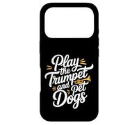 Carcasa para iPhone 17 Pro Play The Trumpet and Pet Dogs Banda de música de latón |-