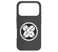 Carcasa para iPhone 17 Pro Plumas Kamon japonesas Takanoha no Mon