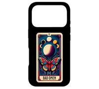 Carcasa para iPhone 17 Pro Polillas Bad Omen Tarot Card