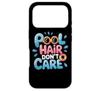 Carcasa para iPhone 17 Pro Pool Hair Don't Care Gafas de Sol Nadar Diversión