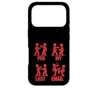 Carcasa para iPhone 17 Pro por MI ÚLTIMO Correo ELECTRÓNICO Divertidas Figuras de Palo de Lucha Meme