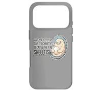 Carcasa para iPhone 17 Pro ¿por qué Las ostras no Dan a la Caridad Egoísta Mariscos Papá Broma