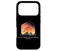 Carcasa para iPhone 17 Pro por Sus Rayas Somos Sanados Isaías 53:5 - Biblia Religiosa