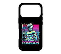 Carcasa para iPhone 17 Pro Poseidón Mitología Griega Antigua Grecia Estilo Vaporwave