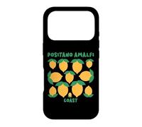 Carcasa para iPhone 17 Pro Positano Amalfi Coast Lemon Retro Italiano Vacaciones Gráfico