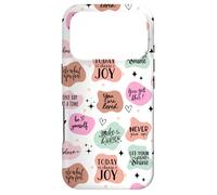 Carcasa para iPhone 17 Pro Positive Affirmations Daily Inspiration Motivational Quotes