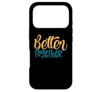 Carcasa para iPhone 17 Pro Positive Better Off Together Family Cita Hombres Mujeres Niños