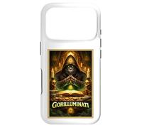 Carcasa para iPhone 17 Pro Póster artístico Gorilla Funny Ape Animal Secret Parody Society