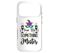 Carcasa para iPhone 17 Pro Pour Me Something Mister Mardi Gras Party Funny Drinking