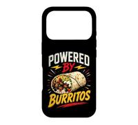 Carcasa para iPhone 17 Pro Powered by Burritos Funny Burrito Saying Humor Joke Gag