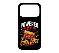 Carcasa para iPhone 17 Pro Powered by Funny Corn Dogs Saying Humor Joke Gag