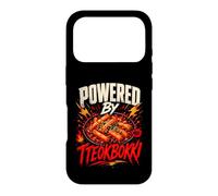Carcasa para iPhone 17 Pro Powered by Tteokbokki Funny Korean Food Saying Humor Joke G