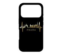 Carcasa para iPhone 17 Pro Praga Skyline Latido del Corazón República Checa Amo Praha