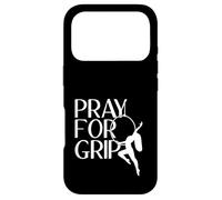 Carcasa para iPhone 17 Pro Pray For Grip - Aro para Antena de Amor, Regalo de Yoga aéreo