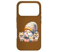 Carcasa para iPhone 17 Pro Prayer GNOME Dog Grandpa For Christian Dad Cute Pomeranian