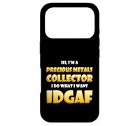 Carcasa para iPhone 17 Pro Precious Metals Collector Stack Gold Silver Copper Rare Coin