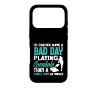 Carcasa para iPhone 17 Pro Prefiero Tener un Mal día Jugando al Cornhole