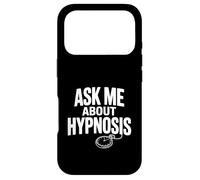 Carcasa para iPhone 17 Pro Pregúntame sobre hipnosis Funny Conversation Starter