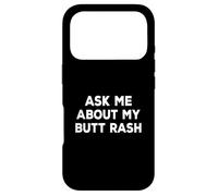 Carcasa para iPhone 17 Pro Pregúntame sobre mi Fiesta de Soltero vergonzosa erupción en el Trasero