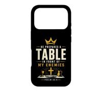 Carcasa para iPhone 17 Pro Prepara una Mesa Delante de mis Enemigos Salmo 23:5