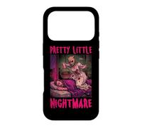 Carcasa para iPhone 17 Pro Pretty Little Nightmare Humor Oscuro Pulp Horror Mujeres Adultas