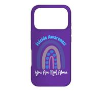 Carcasa para iPhone 17 Pro Prevención de Conciencia del Suicidio Arco Iris No estás Solo Amor