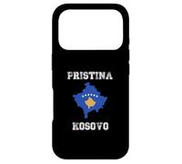 Carcasa para iPhone 17 Pro Pristina Kosovo Vintage Kosovo Bandera Mapa Diseño