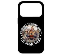 Carcasa para iPhone 17 Pro Probablemente Pensando en Las guerras púnicas Funny Roman