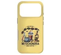 Carcasa para iPhone 17 Pro Profesor de Ciencias Divertido impulsado por la biología del café de Las mitocondrias