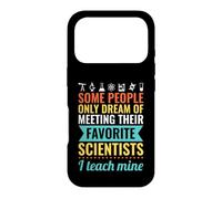 Carcasa para iPhone 17 Pro Profesor de Ciencias Regalo Enseñar Biología Química Física