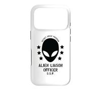 Carcasa para iPhone 17 Pro Programa Espacial Secreto/Oficial de Enlace Alienígena Diseño Divertido