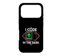 Carcasa para iPhone 17 Pro Programmer I Code In The Dark Retro Hacker Skull
