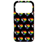 Carcasa para iPhone 17 Pro Progress Pride Flag Vintage Rainbow Heart Love LGBT Pocket