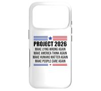 Carcasa para iPhone 17 Pro Project 2026 Sign Make Lying Wrong Again Make America Think