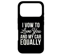 Carcasa para iPhone 17 Pro Prometo amarte a ti y a mi Coche igualmente Auto Romance