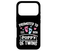 Carcasa para iPhone 17 Pro Promocionado a Poppy of Twins EST 2026 Revelación de género del bebé