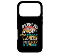Carcasa para iPhone 17 Pro Pronóstico de Fin de Semana 100% Probabilidad Cerveza En Mi Mano Camping