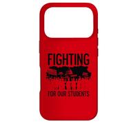 Carcasa para iPhone 17 Pro Protesta de Huelga de Maestros Unión Educativa de Chicago en Los Ángeles