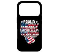 Carcasa para iPhone 17 Pro Proud Army National Guard Veteran American Flag Patriotic